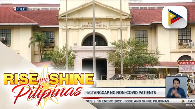 PGH, nilimitahan ang pagtanggap ng non-COVID patients
