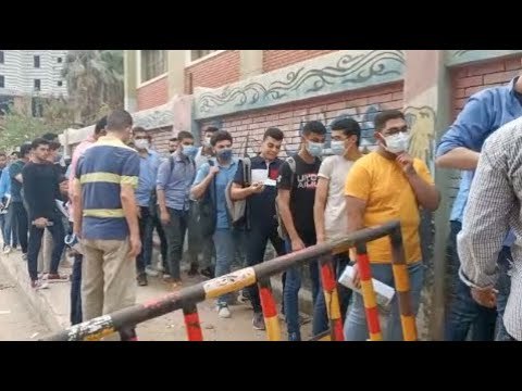 توافد طلاب الثانوية بالغربية وسط إجراءات احترازية لمنع انتشار فيروس كورونا