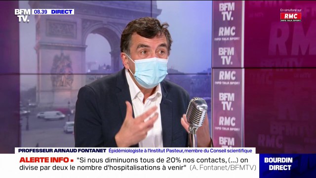 Le pic de contamination arrivera autour de la mi-janvier à l'échelle nationale selon le Pr Arnaud Fontanet