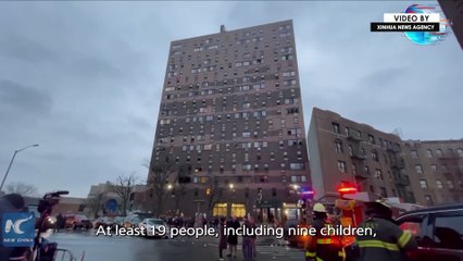 At least 19 people killed in New York City major fire