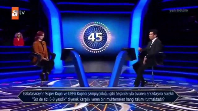 Kim Milyoner Olmak İster yarışmasında Fenerbahçelileri kızdıran soru