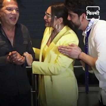 Sonakshi Sinha, Zaheer Iqbal, Huma Qureshi And Saqib Saleem At Wrap Up Party Of ‘Double XL’