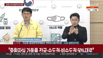 [현장연결] 질병청 "위험도 평가 전국·수도권 중간, 비수도권 낮음"