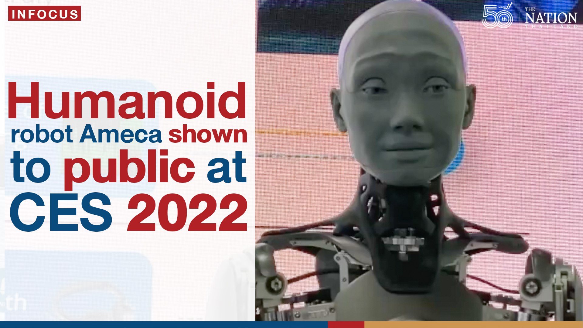 Ameca, o robô humanoide que chamou atenção na CES 2022