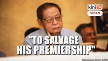 PM should get cabinet to act on 'Azam gate' to salvage his premiership, says Kit Siang