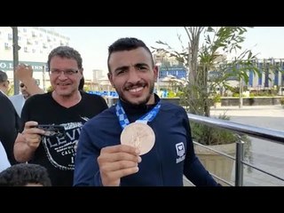 جد "كيشو" بعد حصد برونزية أولمبياد طوكيو: فرح مصر كلها وأنا طاير بيه