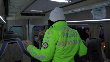 Kadıköy'de öğrenci servis araçlarına denetim