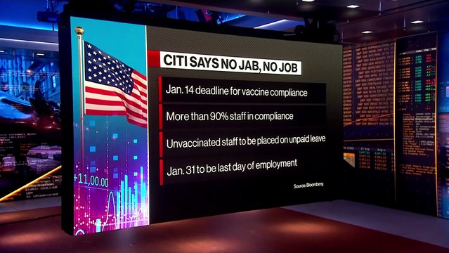 Coronavirus: La banque américaine Citigroup informe ses employés qu'ils seraient licenciés s'ils n'étaient pas vaccinés d'ici au 14 janvier prochain