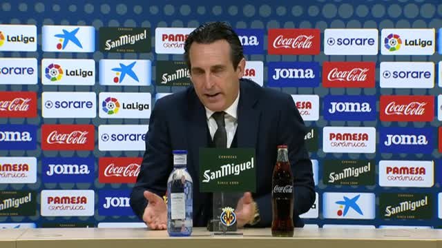 Unai Emery: Lo de Piqué sí fue mano y luego está en Twitter protestando por otros partidos