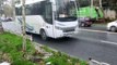 Beşiktaş'ta ağaca çarpan İETT otobüsünün şoförü yaralandı