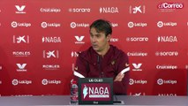 El entrenador del Sevilla FC, Julen Lopetegui, tras la victoria ante el Getafe