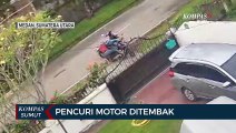 Polisi Tembak Pencuri Motor Milik Petugas Kebersihan di Medan