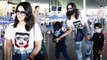 Sunny Leone snapped at Mumbai airport with her kids, Noah & Asher