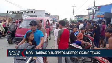 1 Tewas dan 1 Kritis dalam Tabrakan Mobil dan Motor di Medan