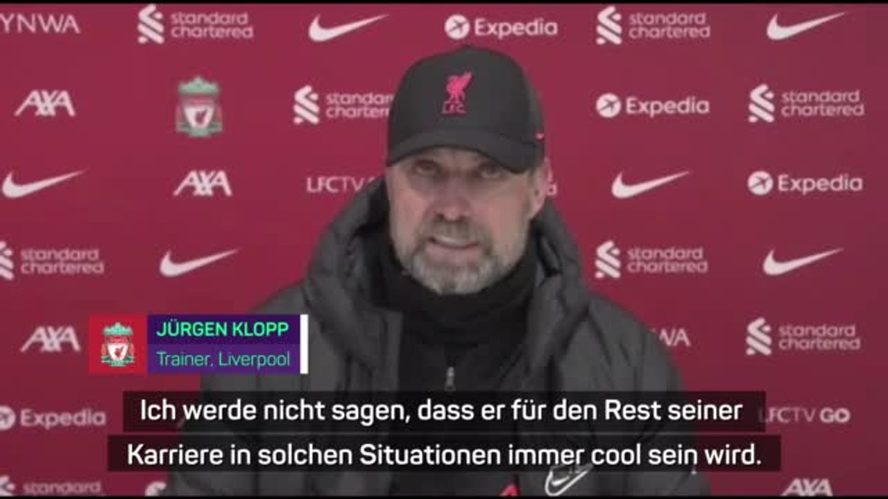 Klopp: Gordon ist 'immer cool' vorm Tor