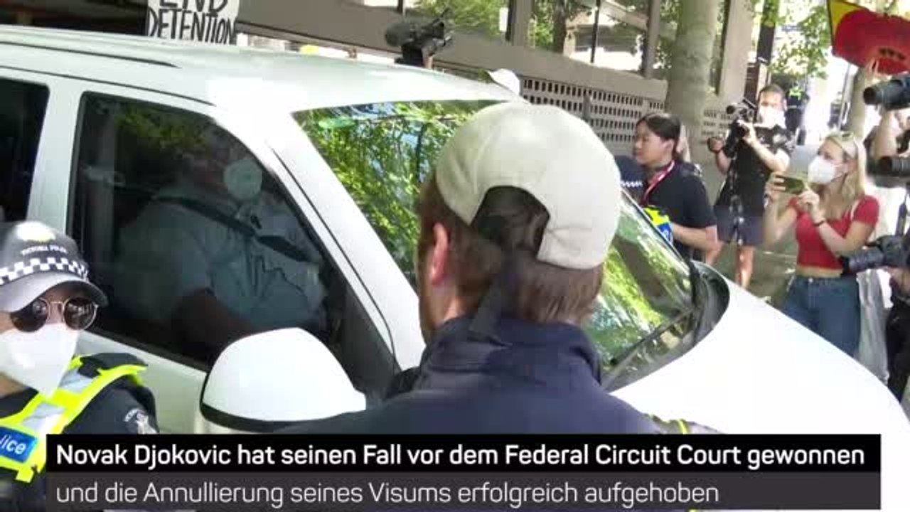 Novak Djokovic darf nach Australien einreisen