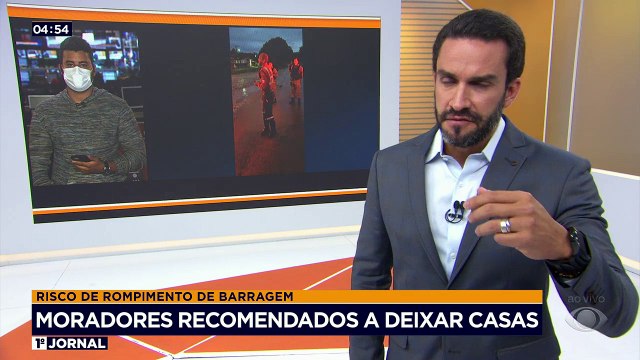 A prefeitura de Pará de Minas e a Defesa Civil recomendaram que os moradores da cidade deixem as casas por conta do alto risco de rompimento de uma barragem.