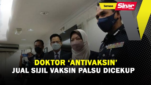 Doktor ‘antivaksin’ jual sijil vaksin palsu dicekup