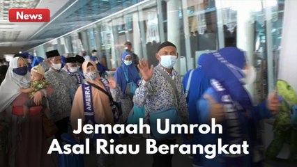 PULUHAN JAMAAH UMROH ASAL RIAU BERANGKAT MELANGSUNGKAN IBADAH DI TANAH SUCI