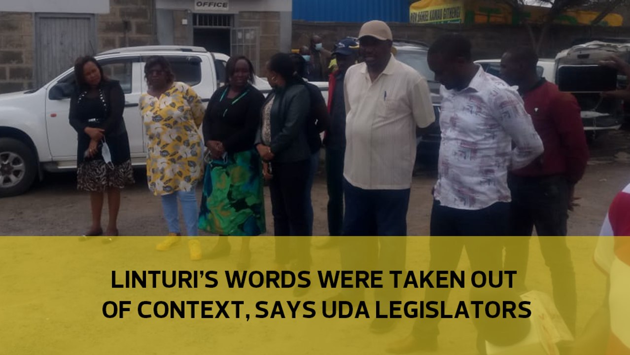 Linturi's words were taken out of context, says UDA legislators