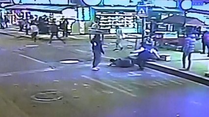 Şehrin göbeğinde böyle dehşet saçtılar