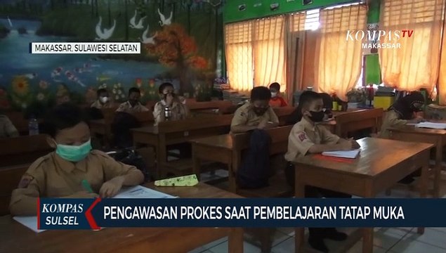 Pengawasan Prokes Saat Pembelajaran Tatap Muka