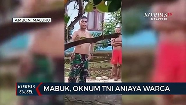 Akibat Mabuk, Oknum Tni Aniaya Warga Di Maluku