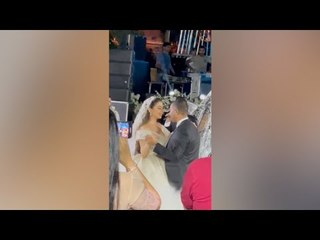 أول فيديو من زفاف المذيعة دعاء صلاح.. والعسيلي يحيي الحفل