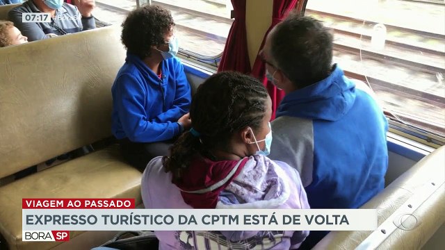 Depois de quase 2 anos, o expresso turístico da CPTM voltou a realizar viagens.