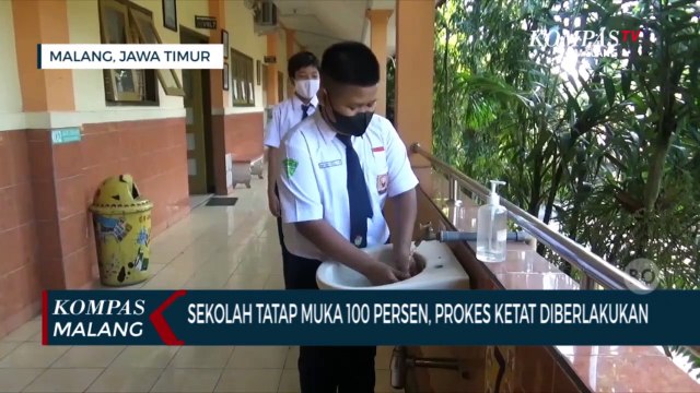 Pembelajaran Tatap Muka 100 Persen di Kota Malang Mulai Digelar
