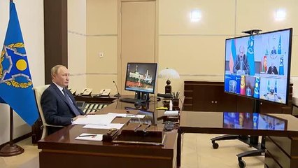 Son Dakika | Kolektif Güvenlik Anlaşması Örgütü Kazakistan gündemiyle olağanüstü toplandı - Kazakistan Cumhurbaşkanı Tokayev
