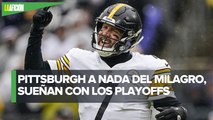 Steelers vencen a Ravens y se acercan a los playoffs de la NFL 2022