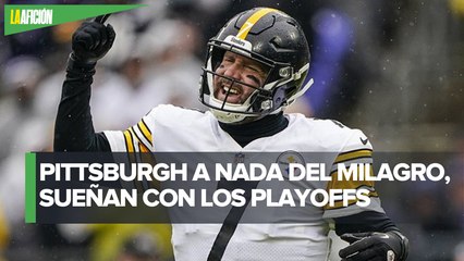 Steelers vencen a Ravens y se acercan a los playoffs de la NFL 2022