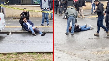 Diyarbakır'da adliye önünde iki grup birbirine girdi! Silahların konuştuğu kavgada 6 kişi yaralandı