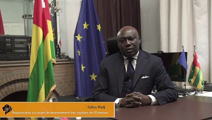 Safiou RADJI Coordonnateur du Guichet Diaspora présente le projet
