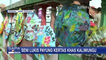Dibuat oleh Anak-anak, Seni Lukis Payung Kertas Hiasi Desa Kutoharjo