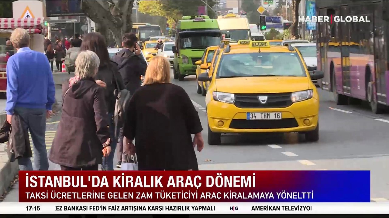 Taksi ücretlerine gelen zam tüketiciyi araç kiralamaya yöneltti