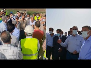 وزير الري يتفقد مشروعات تأهيل الترع بالمنيا