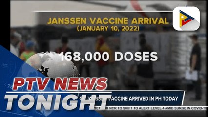 168-K doses of Janssen vaccine arrived in PH today