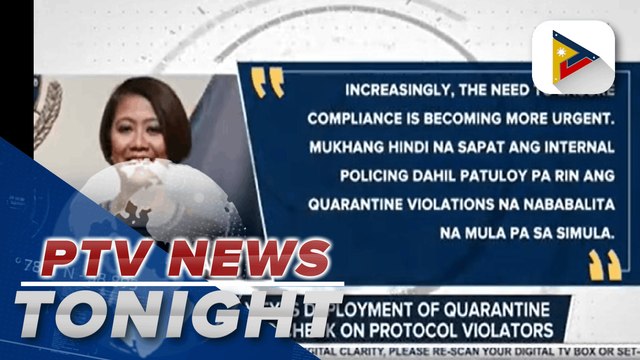 Sen. Binay eyes deployment of quarantine marshals to check on protocol violators | via Eunice Samonte