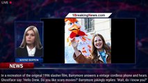 Drew Barrymore recreates iconic moment with Scream's Ghostface as she announces cast reunion.. - 1br