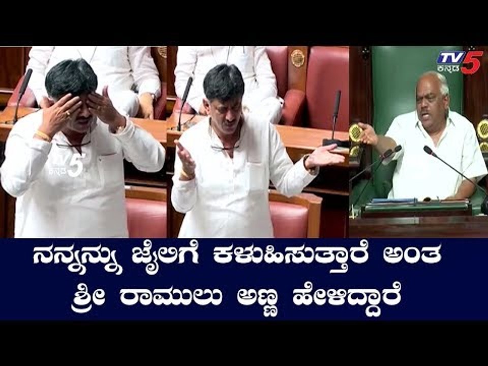 ನನ್ನನ್ನು ಜೈಲಿಗೆ ಕಳುಹಿಸುತ್ತಾರೆ ಅಂತ ಶ್ರೀ ರಾಮುಲು ಅಣ್ಣ ಹೇಳಿದ್ದಾರೆ | DK Shivakumar | TV5 Kannada