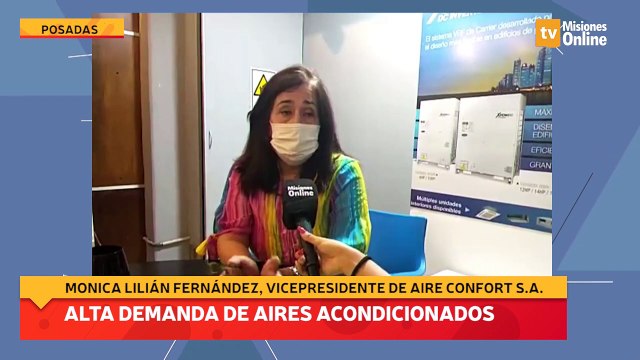 Alta demanda de aires acondicionados en Misiones