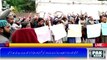 گھوٹکی: سُنی رابطہ کونسل کا اوباڑو پولیس کے خلاف احتجاج