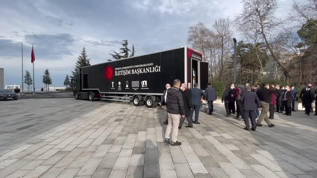 ZONGULDAK - Cumhurbaşkanlığı İletişim Başkanlığı Dijital Tırı Zonguldak'ta
