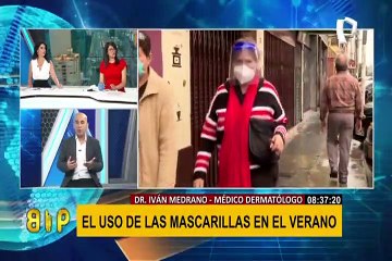 Dermatólogo brinda recomendaciones para usar mascarilla sin dañar nuestra piel con el acné