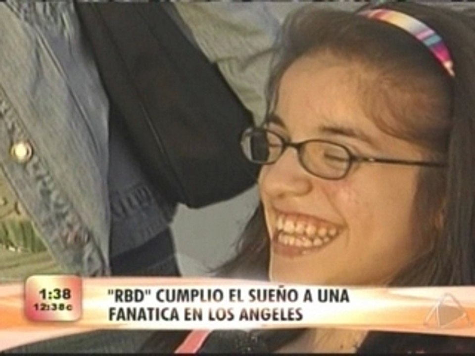 RBD cumplio sueño a una fan en LA  (ETV)