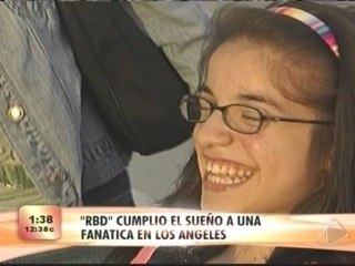 RBD cumplio sueño a una fan en LA  (ETV)