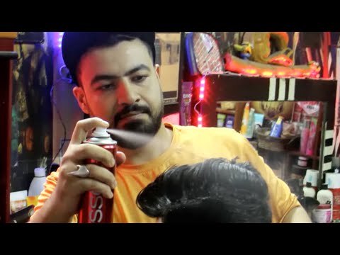 الشاب صالح.. المهنة «حلاق» وفي وقت الفراغ «رسام»