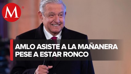 Amanecí ronco: AMLO se hará una prueba de covid-19